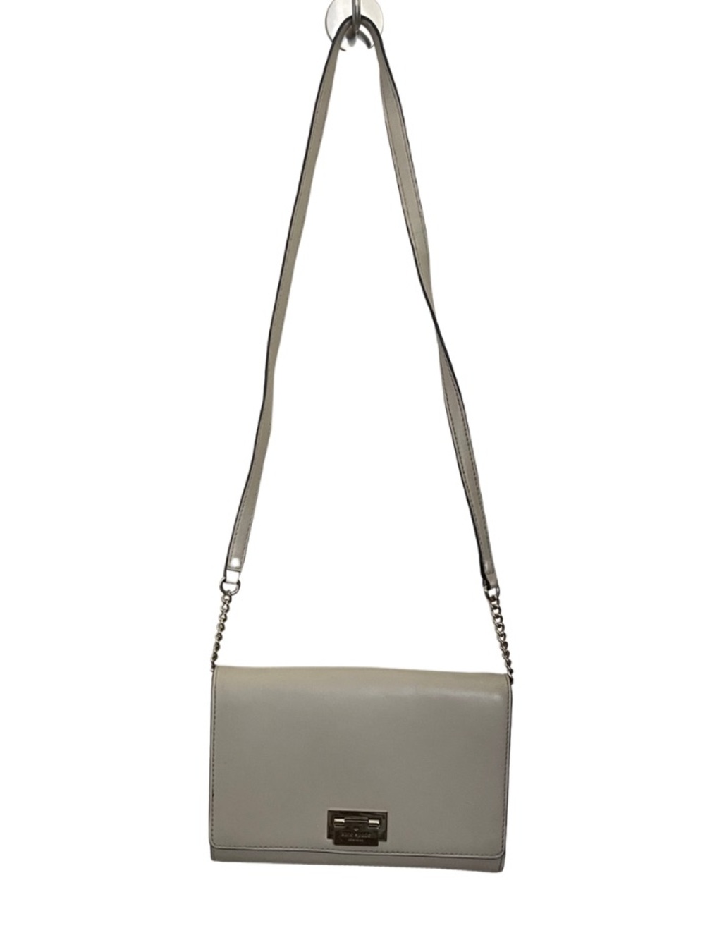 Kate Spade Fiona Harwood Place Leather Crossbody Bag in Moussfrost